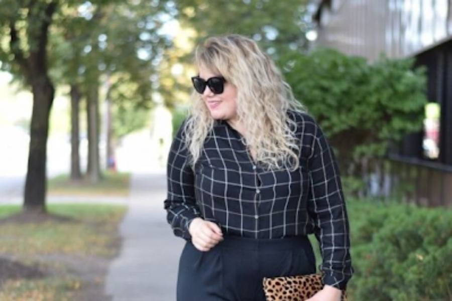 The Classic Blonde - flattering plus size haircuts