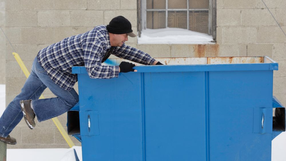 20-yard roll-off dumpster 